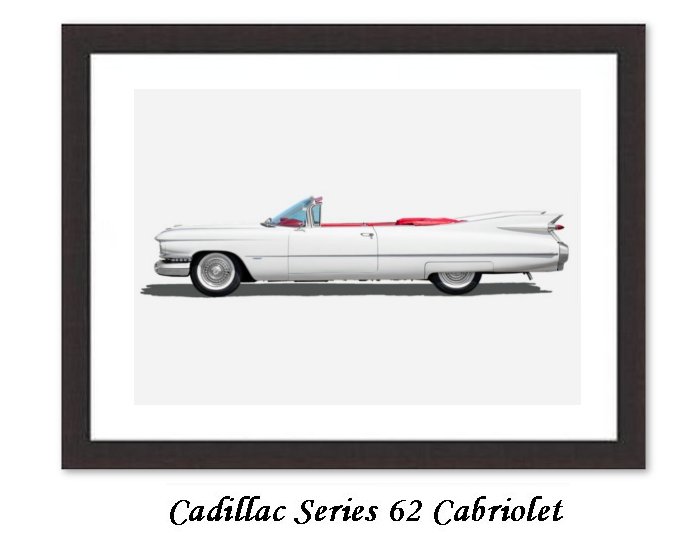 Cadillac Series 62 Cabriolet Framed Print